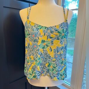 Sadie & Sage Floral Print Strappy Tank Top